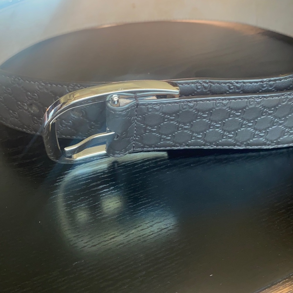 Dark brown GG belt